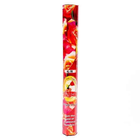 Incense sticks in a hexagonal box Rose, GR, 20g