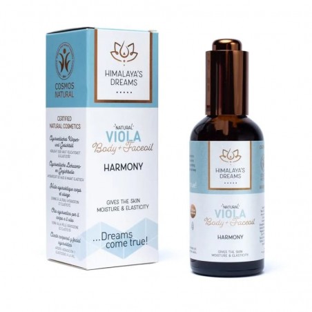 Ayurvedic body and face oil Viola/Harmony, Himalaya's Dreams, 100ml