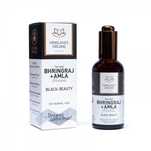 Аюрведическое масло для волос Bhringraj & Amla / Black Beauty, Himalaya's Dreams, 100 мл