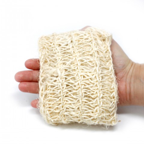 Sisal sponge and scrub - gentle scrub pad