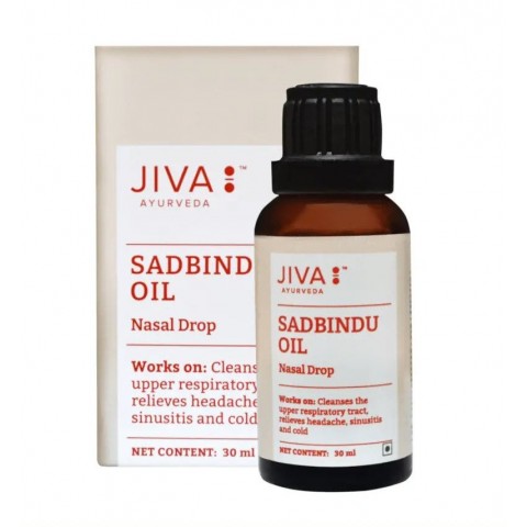 Nasal oil Sadbindu, Jiva Ayurveda, 30ml
