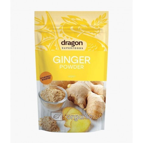 Ginger powder, organic, Dragon Superfoods, 200g