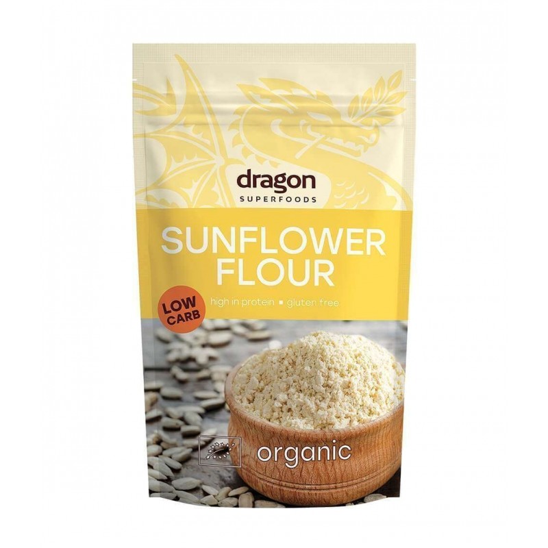 Подсолнечная мука, органическая, Dragon Superfoods, 200 г