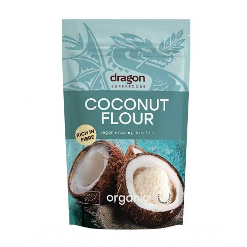 Coconut flour, organic, Dragon Superfoods, 200g