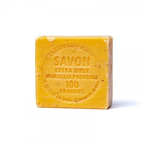 Natural soap Apricot Scrub, Savon de Marseille, 100g