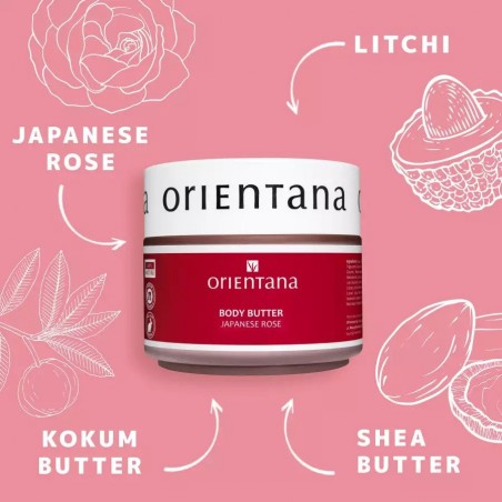 Japanese rose body butter, Orientana, 100g