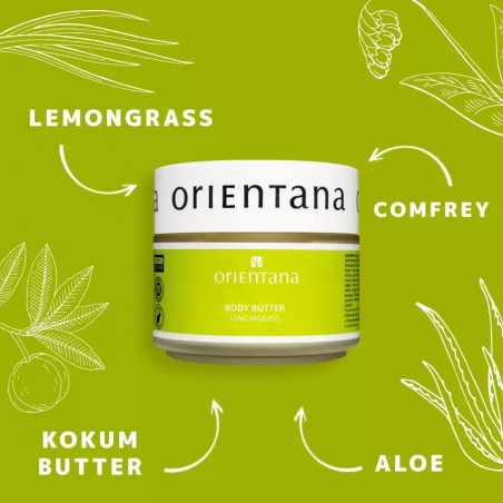 Lemongrass body butter, Orientana, 100g