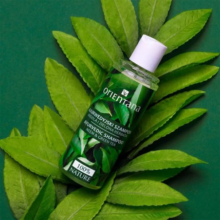 Ayurvedic Hair Shampoo Neem & Green Tea, Orientana, 210ml