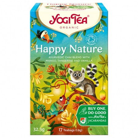 Spiced fruit tea Happy Nature, Yogi Tea, 17 packets