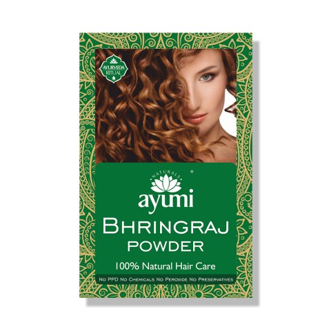 Herbal powder for face and hair Bhringaraj, Ayumi, 100g