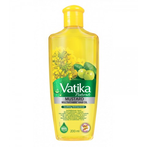 Горчичное масло для волос Мультивитамин, Dabur Vatika, 200 мл