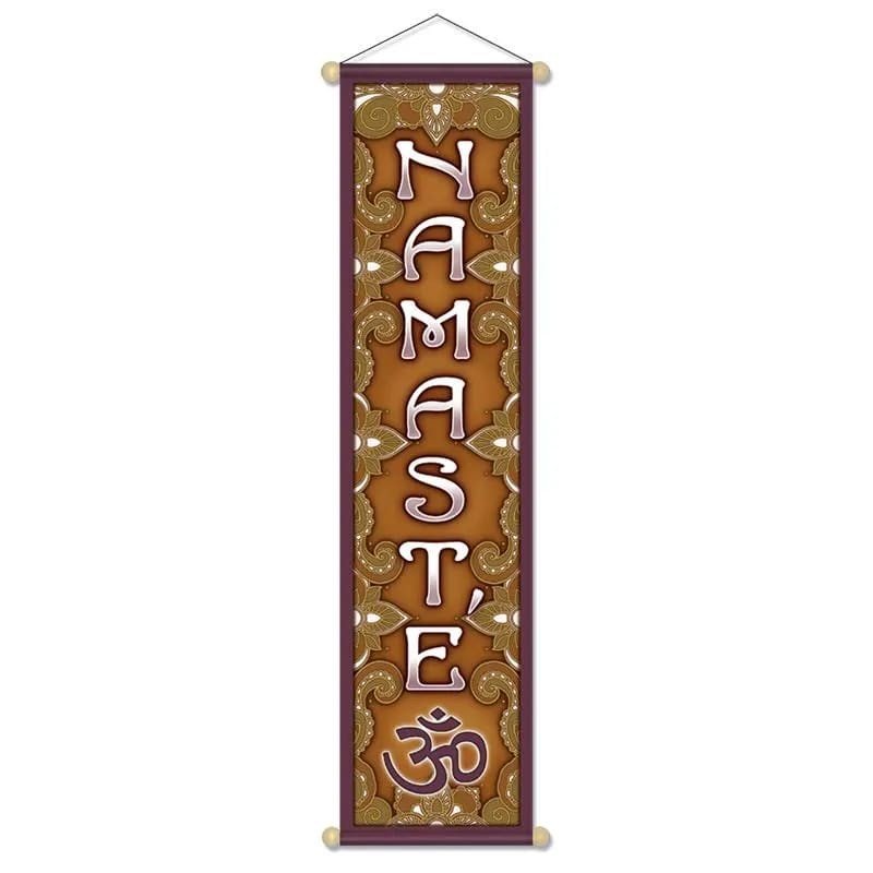 Flag banner Namaste, small, 60cm