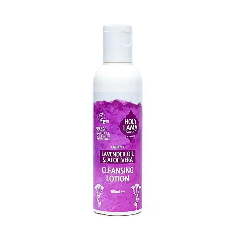 Ayurvedic cleansing face lotion with lavender and aloe Holy Lama, 100ml