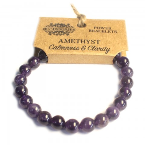 Energy bracelet for peace and clarity Amethyst