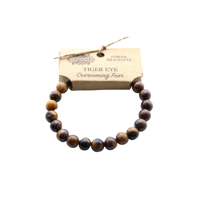 Energy bracelet for overcoming fear Tiger Eye