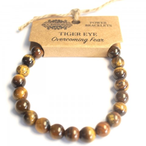 Energy bracelet for overcoming fear Tiger Eye