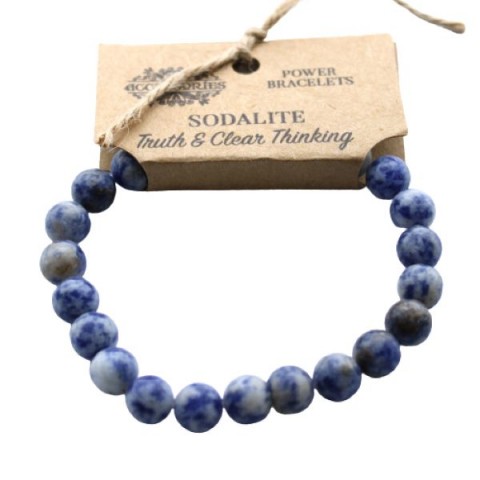 Sodalite energy bracelet for right and clear thinking