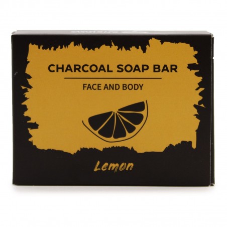 Charcoal soap with lemon, Ancient, 85g