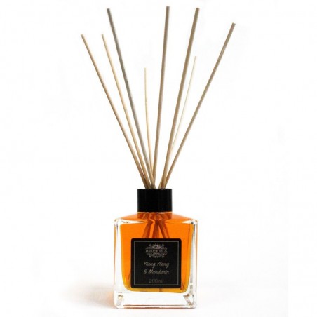 Essential oil reed diffuser for home Ylang Ylang & Mandarin, Aromatics, 200ml