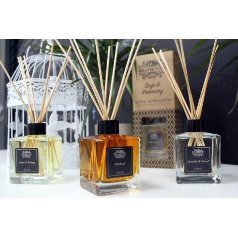 Essential oil reed diffuser for home Ylang Ylang & Mandarin, Aromatics, 200ml