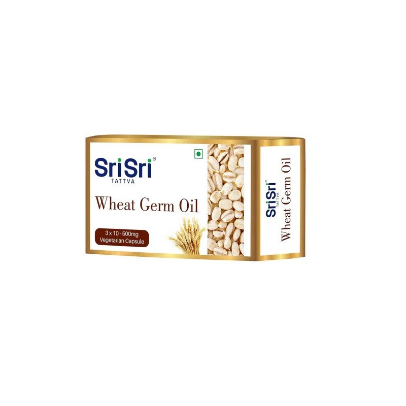 Wheat Germ Oil, Sri Sri Tattva, 500mg, 30 capsules