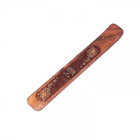 Lotus wooden incense stick holder