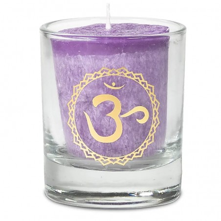 Scented 7th Chakra candle in Sahasrara gift box, Yogi Yogini