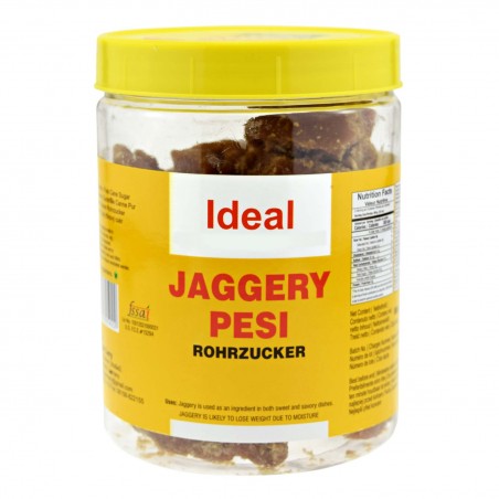 Raw cane sugar cubes Jaggery Pesi, Ideal, 500 g