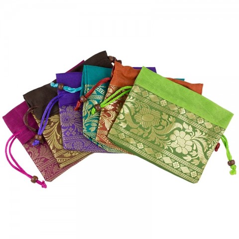 Dragonfly Brocade Pouch – Small - Patipatti