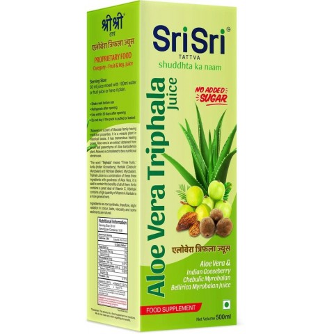 Aloe Vera Triphala Juice, Sri Sri Tattva, 500 ml