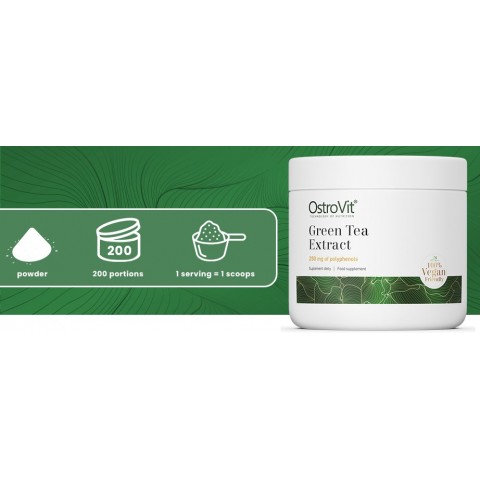 Green tea extract, powder, OstroVit, 100g