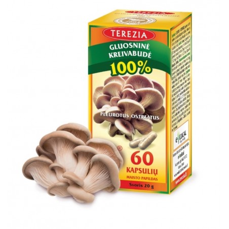 Oyster mushroom, Terezia, 60 capsules