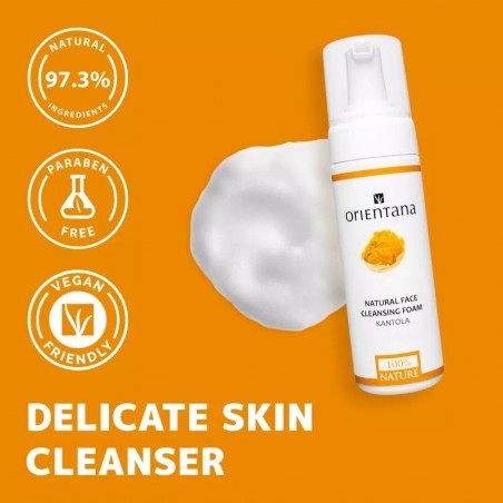 Facial cleansing foam Kantola, Orientana, 150ml