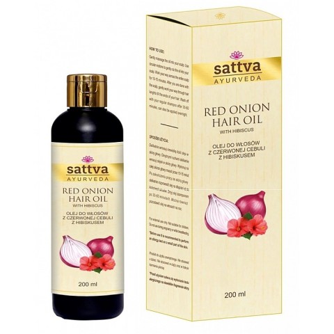 Red Onion Hair Oil, Sattva Ayurveda, 200ml