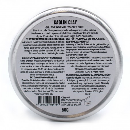 Kaolin clay face mask, Ancient, 50g