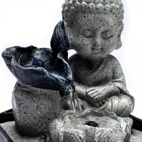 Water fountain Little Buddha, indoor, 22cm