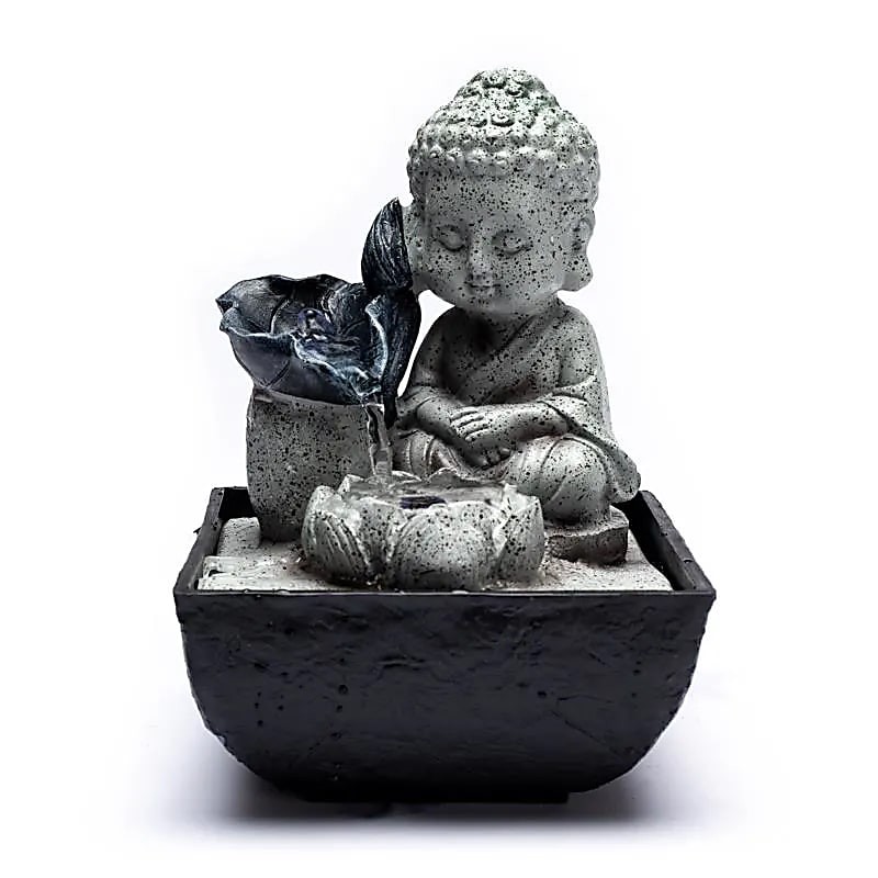 Water fountain Little Buddha, indoor, 22cm