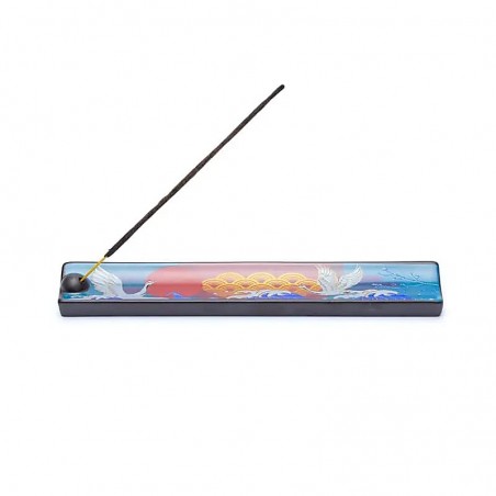 Ceramic incense stick holder Good luck Cranes