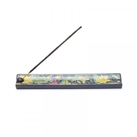Ceramic incense stick holder Lotus Pond