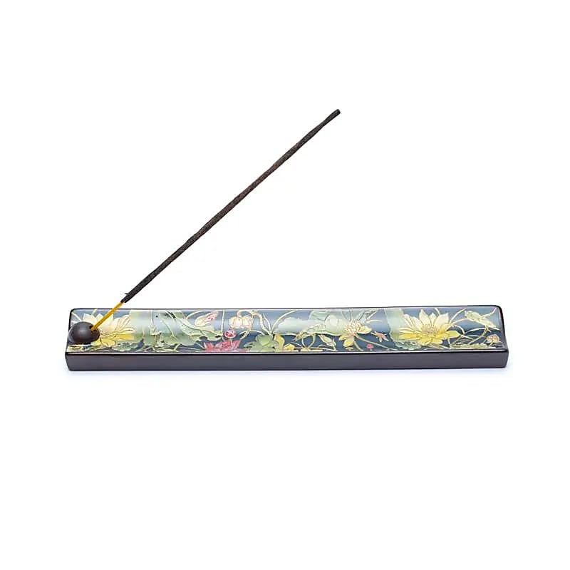 Ceramic incense stick holder Lotus Pond