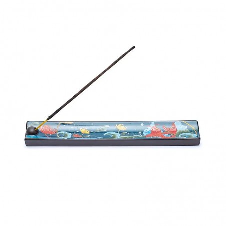 Ceramic incense stick holder Koi Carp