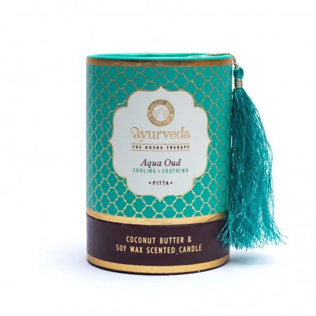 Ayurvedic scented candle Pitta Aqua Oud, 200g