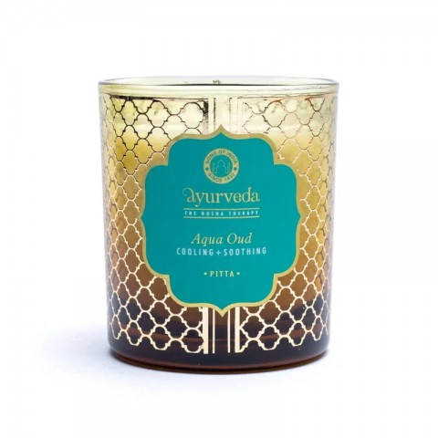 Ayurvedic scented candle Pitta Aqua Oud, 200g