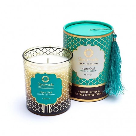 Ayurvedic scented candle Pitta Aqua Oud, 200g