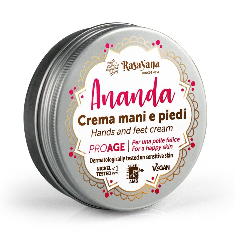 Hand and foot cream Ananda, Rasayana Biocosmesi, 60ml