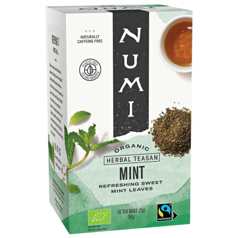 Moroccan mint tea, organic, Numi Tea, 18 packets