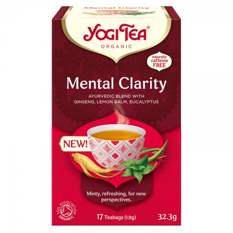Mental Clarity Herbal Tea, Yogi Tea, 17 packets