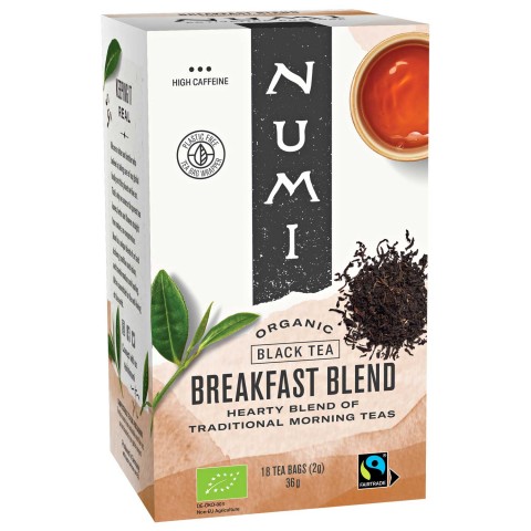 Black Tea Breakfast Blend, organic, Numi Tea, 18 packets
