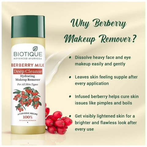 Berberry Deep Cleansing and Moisturising Facial Cleanser, Biotique, 120ml