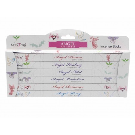 Incense gift set Angel White, Stamford, 6x8 pcs.